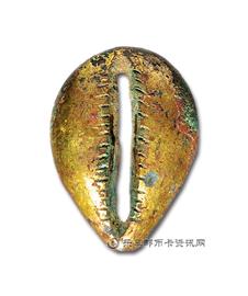钱币特大型鎏金贝